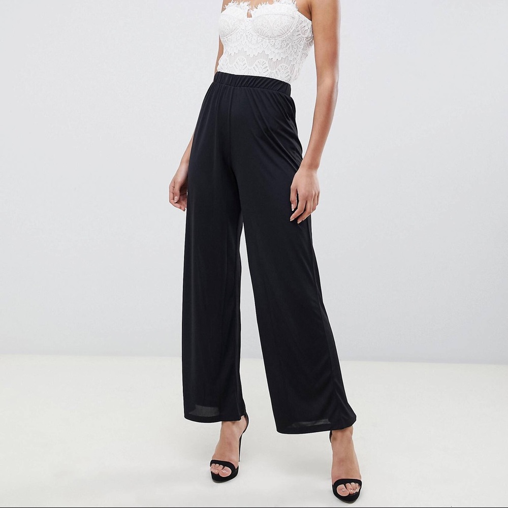 ASOS DESIGN slinky wide leg pants